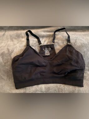 Kindred Bravely Black Clip-Down Nursing Sleep Bra